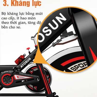 Xe đạp tập thể dục aYosun Full ( Chính Hãng )