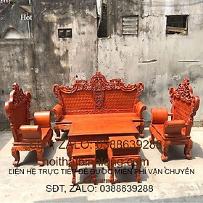 Bộ Bàn Ghế Hoàng Gia Gỗ Gõ Đỏ