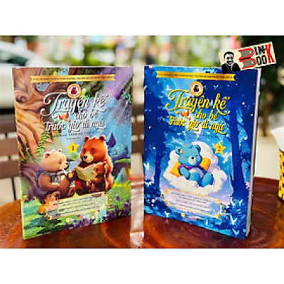 (Bộ 2 tập - Song ngữ Việt - Anh, Tặng kèm file nghe) TRUYỆN KỂ CHO BÉ TRƯỚC GIỜ ĐI NGỦ – Nhiều tác giả - Thuý Loan dịch - Hà Giang books - NXB Văn Học