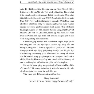 Cách mạng Tháng Tám năm 1945 ở Việt Nam: Khi toàn dân tộc quyết "đem sức ta mà tự giải phóng cho ta"