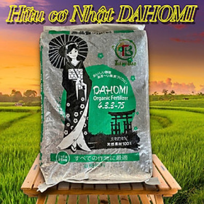 Phân bón hữu cơ Nhật 4-3-3-75 OM Dahomi CCV (25kg) -Sử dụng được cho tất cả loại cây trồng, giải độc hữu cơ, hạ phèn đất