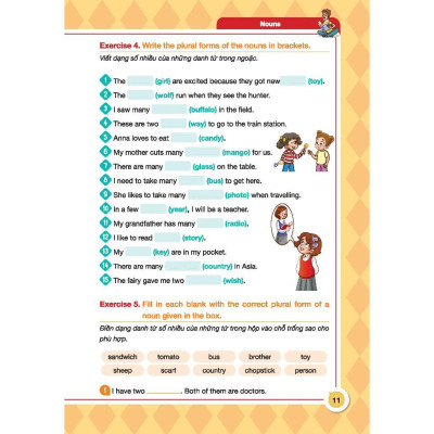 Sách - English Grammar For KET - Tập 1 - Có Đáp Án - Minh Thắng