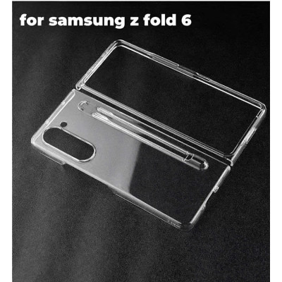 Ốp Lưng Trong Suốt Siêu Mỏng Chống Ố Vàng Cho Samsung Galaxy Z Fold 7 / Z Fold 6 5G Likgus Penone – Bảo Vệ 360° Màn Phụ & Mặt Lưng, Tặng Bút Cảm Ứng – Hàng Nhập Khẩu