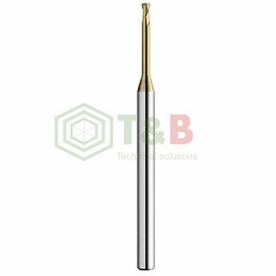 Dao Phay Bo Góc R 2 Me Cổ Dài D1 x R0.2x4x50L Union Tools Model HLRS2010-02-040,Dao phay ngón gia công sau nhiệt