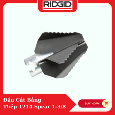 Phụ Kiện Máy Thông Tắc Đường Ống Đầu Cắt Bằng Thép RIDGID T214 Spear 1-3/8 (63050) Số 1 Tại Mỹ - Hàng Chính Hãng