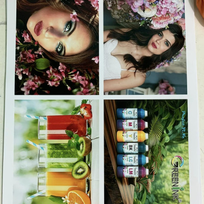 Bộ Mực in phun 100ml Epson L8050, L18050 - Greenink Hàng chính hãng