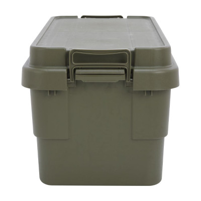 Thùng lưu trữ, hộp đựng đồ đa năng bằng nhựa PP cao cấp 65L HULKER NEW màu Xanh quận đội | Index Living Mall