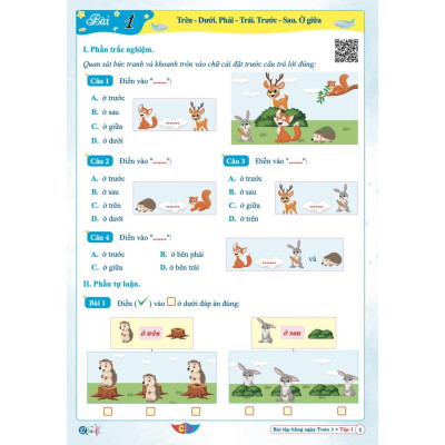 Sách - Combo Bài Tập Hằng Ngày Toán và Tiếng Việt lớp 1 - Cánh Diều - Tập 1 (2 cuốn)