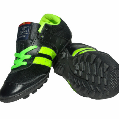 GIÀY ĐÁ BANH VẢI CP004 MÀU ĐEN XANH LÁ MAY ĐẾ