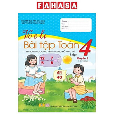 Sách - Vở Ô Li Bài Tập Toán 4 - Quyển 2
