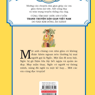 Tranh Truyện Dân Gian Việt Nam - Chàng Ngốc Và Gã Bợm (Tái Bản 2024)