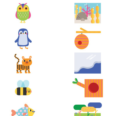 30++ Hoạt Động Rèn Luyện Kỹ Năng Tư Duy Cho Trẻ - Ghép Cặp_DTI