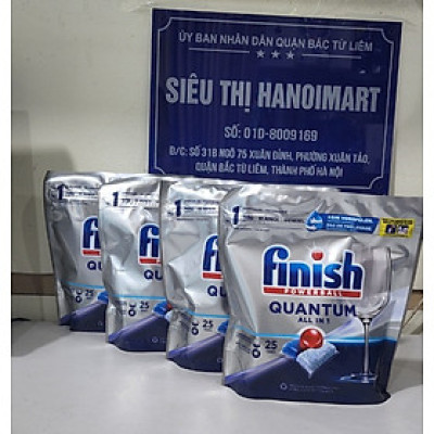 Viên rửa chén bát Finish Cao cấp Quantum 36 viên Finish EU
