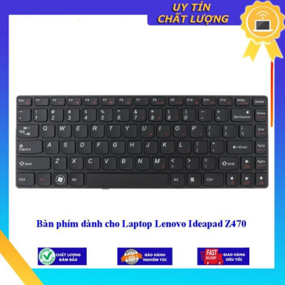 Bàn phím dùng cho Laptop Lenovo Ideapad Z470 - Hàng Nhập Khẩu New Seal