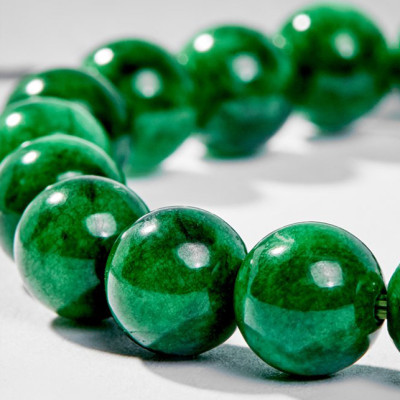 Vòng Tay Phong Thủy Nữ Đá Cẩm Thạch Sơn Thủy Phối Charm Tuổi Tý Bạc Mạ Vàng 24K (8mm) Mệnh Mộc, Hỏa Ngọc Quý Gemstones