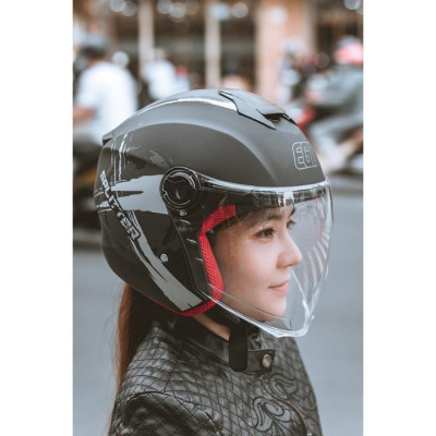 KÍNH CHẮN MŨ 3/4 EGO E-3 (KHÔNG BAO GỒM MŨ BẢO HIỂM) - GARA20