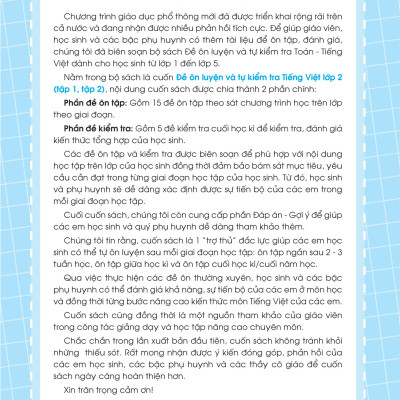 Đề Ôn Luyện Và Tự Kiểm Tra Tiếng Việt Lớp 2 - Tập 2_MEGA