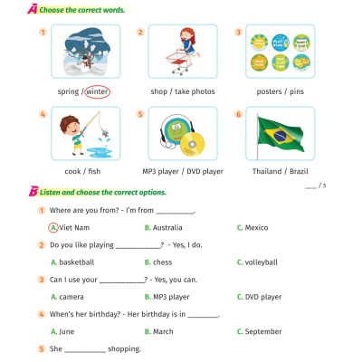 Super Test - Đề Kiểm Tra Nhanh Tiếng Anh Cho Học Sinh Lớp 4 (MEGA)