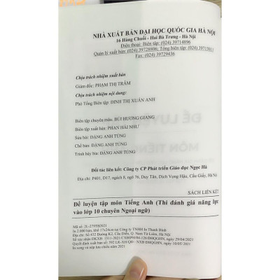 Sách - Combo 3 cuốn thi đánh gía năng lực vào lớp 10 chuyên Ngoại ngữ ( Toán + Văn + Anh)