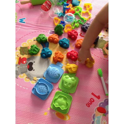 1 Khuôn 3D bento chơi bột nặn đất nặn an toàn