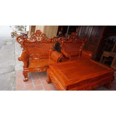 ️Bộ ghế hoàng gia gỗ hương đá