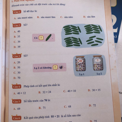 Bài Tập Tuần Toán 2 Tập 1 - Sách tham khảo cấp 1