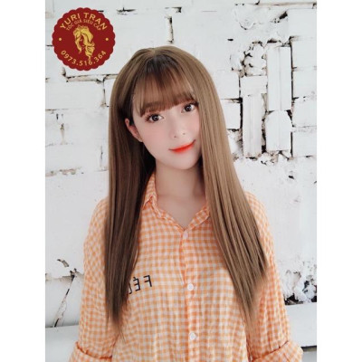 Tóc giả cao cấp️ tóc thẳng lửng- tặng lưới chùm tóc