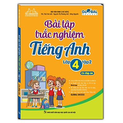 Sách - Global Success - Bài Tập Trắc Nghiệm Tiếng Anh Lớp 4 - Có Đáp Án - Tập 2 - Minh Thắng