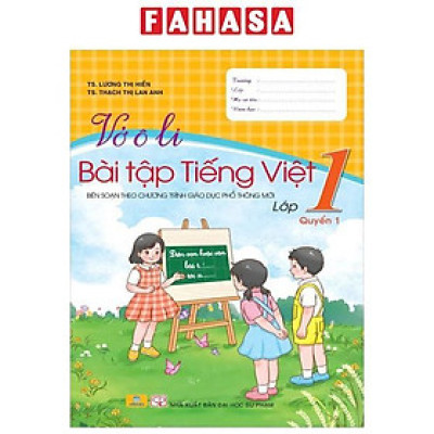 Sách - Vở Ô Li Bài Tập Tiếng Việt 1 - Quyển 1