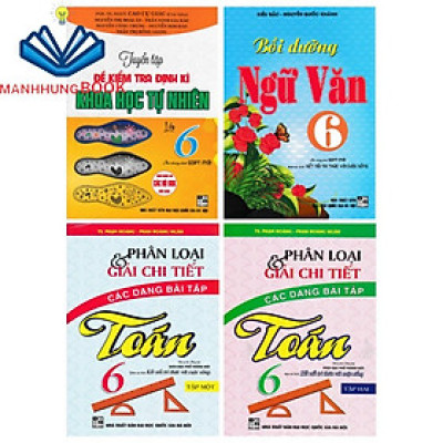 Sách - combo giúp em học giỏi toán - làm văn hay và học tốt khoa học tự nhiên lớp 6 ( bám sát sgk kết nối)