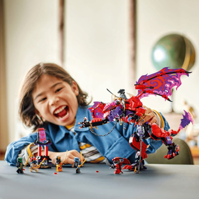 LEGO NINJAGO 71832 Đồ Chơi Lắp Ráp Rồng Thần Sức Mạnh Thunderfang (668 chi tiết)