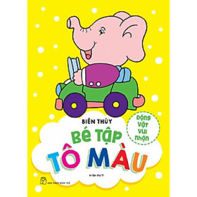 Bé Tập Tô Màu - Động Vật Vui Nhộn - Bản Quyền