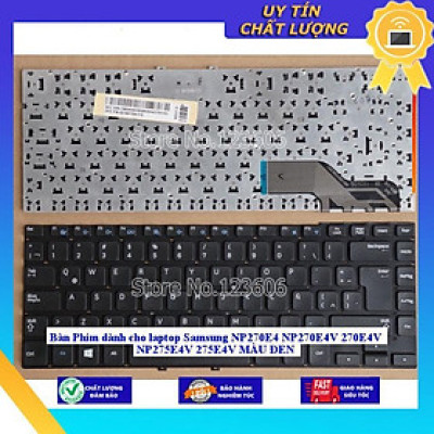 Bàn Phím dùng cho laptop Samsung NP270E4 NP270E4V 270E4V NP275E4V 275E4V MÀU ĐEN - Hàng Nhập Khẩu New Seal