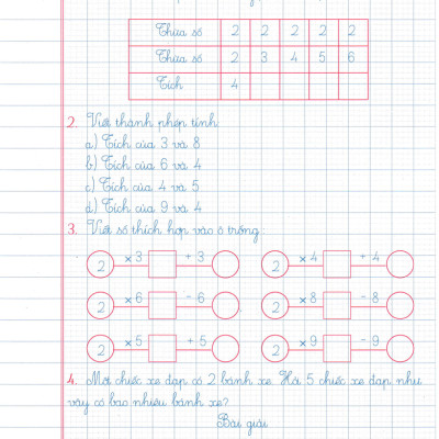 Sách tham khảo - Vở Ô Li Bài Tập Toán Lớp 2 - Quyển 2 (Dùng Kèm SGK Chân Trời Sáng Tạo) - HA