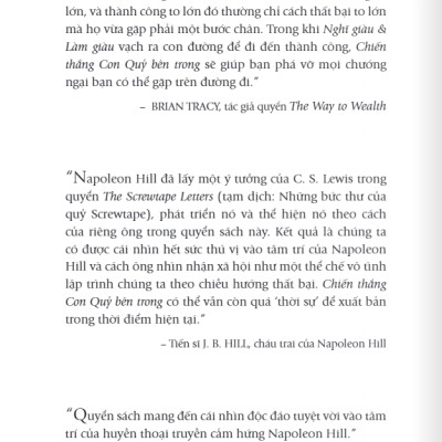 Sách - Chiến Thắng Con Quỷ Bên Trong - Để Tự Do Và Thành Công
