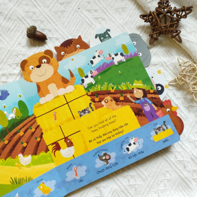 Sách tìm kiếm và khám phá - On the Farm - Tham quan nông trại