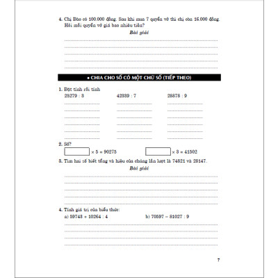 Sách - Vở Bài Tập Nâng Cao Toán 4 - Tập 2 (Bám Sát Sgk Kết Nối Tri Thức)-MK