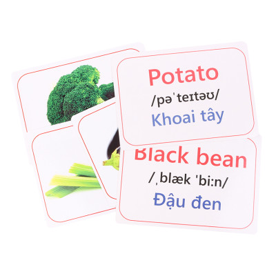 Flash Card Thông Minh - Rau Củ Quả
