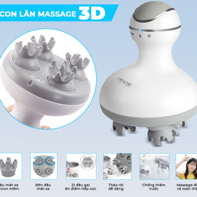 Máy massage đầu cầm tay OKACHI LUXURY JP-M210 