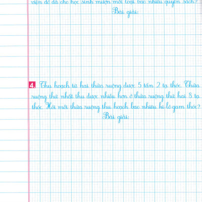 Luyện Tập Toán 4 Quyển 2 - Trình Bày Trên Giấy Ô Li (Bộ Sách Chân Trời Sáng Tạo) _HA