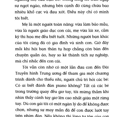 Mẹ Dành Cả Thế Giới Cho Con