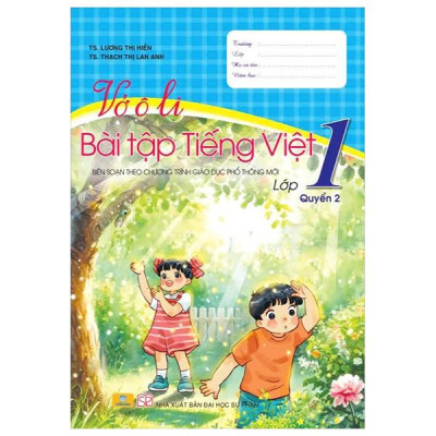 Sách - Vở Ô Li Bài Tập Tiếng Việt 1 - Quyển 2