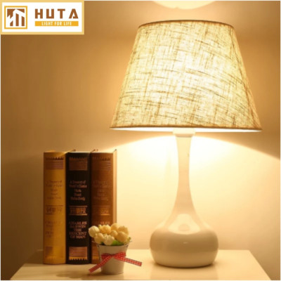 Đèn Ngủ Để Bàn HUTA Light For Life T3 Tăng Giảm Điều Chỉnh Độ Sáng, Thép, Trang Trí Phòng Ngủ