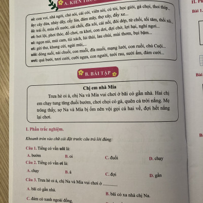 Qb - bài tập tuần tiếng việt 1/2 cánh diều