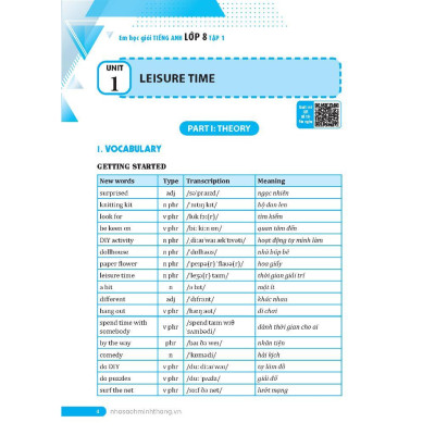 Sách - Globa Success - Em Học Giỏi Tiếng Anh Lớp 8 - Tập 1 - Minh Thắng