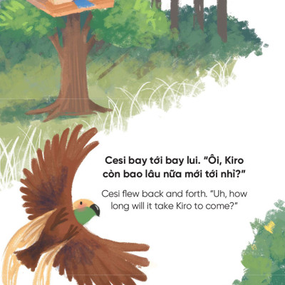 Truyện Tranh Song Ngữ Việt-Anh Dành Cho Trẻ Em - Cùng Học Cư Xử Tốt- Bé Học Tính Kiên Nhẫn - Being Patient