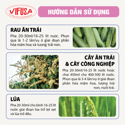 VIF-FLOWER Ultra - Phân bón Boron 15 chai 500ml