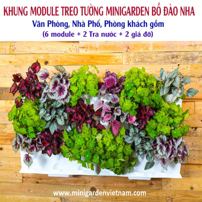 KHUNG TRỒNG RAU SẠCH ĐỨNG TẠI NHÀ CỦA CHÂU ÂU (3 khung xếp chồng lên nhau với 9 lỗ trồng và 1 khay chứa nước) dễ dàng lắp đặt và di chuyển. Không kèm hệ thống tưới nhỏ giọt