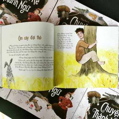 Combo Chuyện kể thành ngữ - Bản tiếng Việt + Bản song ngữ (NXB Kim Đồng)