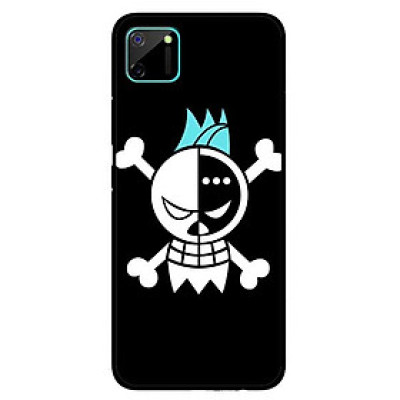 Ốp lưng dành cho Realme C11 mẫu Đầu Lâu Tóc Xanh